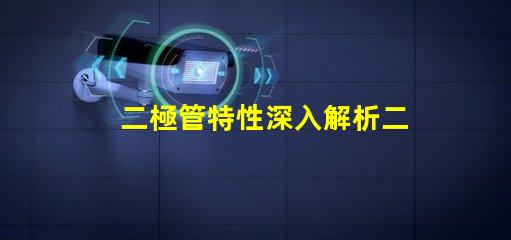 二極管特性深入解析二極管的工作原理與應用