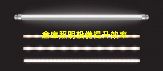 倉庫照明設備提升效率與安全的光源選擇