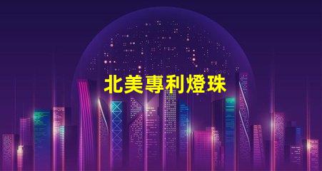 北美專利燈珠