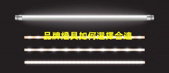 品牌燈具如何選擇合適的品牌燈具以提升照明效果