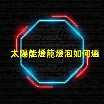 太陽能燈籠燈泡如何選擇高效太陽能燈籠燈泡