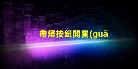 帶燈按鈕開關(guān)最佳選擇提升用戶體驗(yàn)的智能開關(guān)