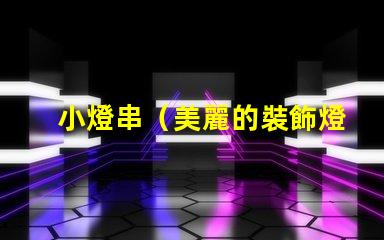 小燈串（美麗的裝飾燈串）