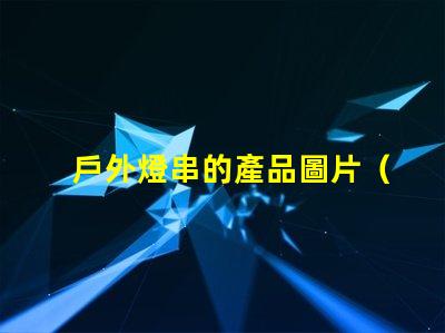 戶外燈串的產品圖片（展示戶外燈串的產品圖片）
