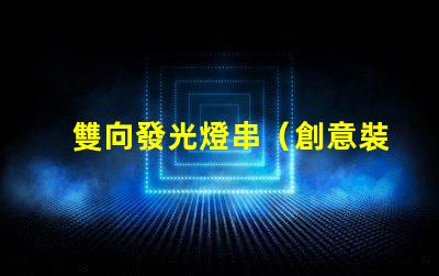 雙向發光燈串（創意裝飾照明藝術）